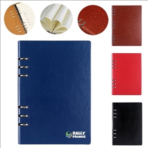 A5 PU Leather Notebook Loose Leaf with 6 Ring